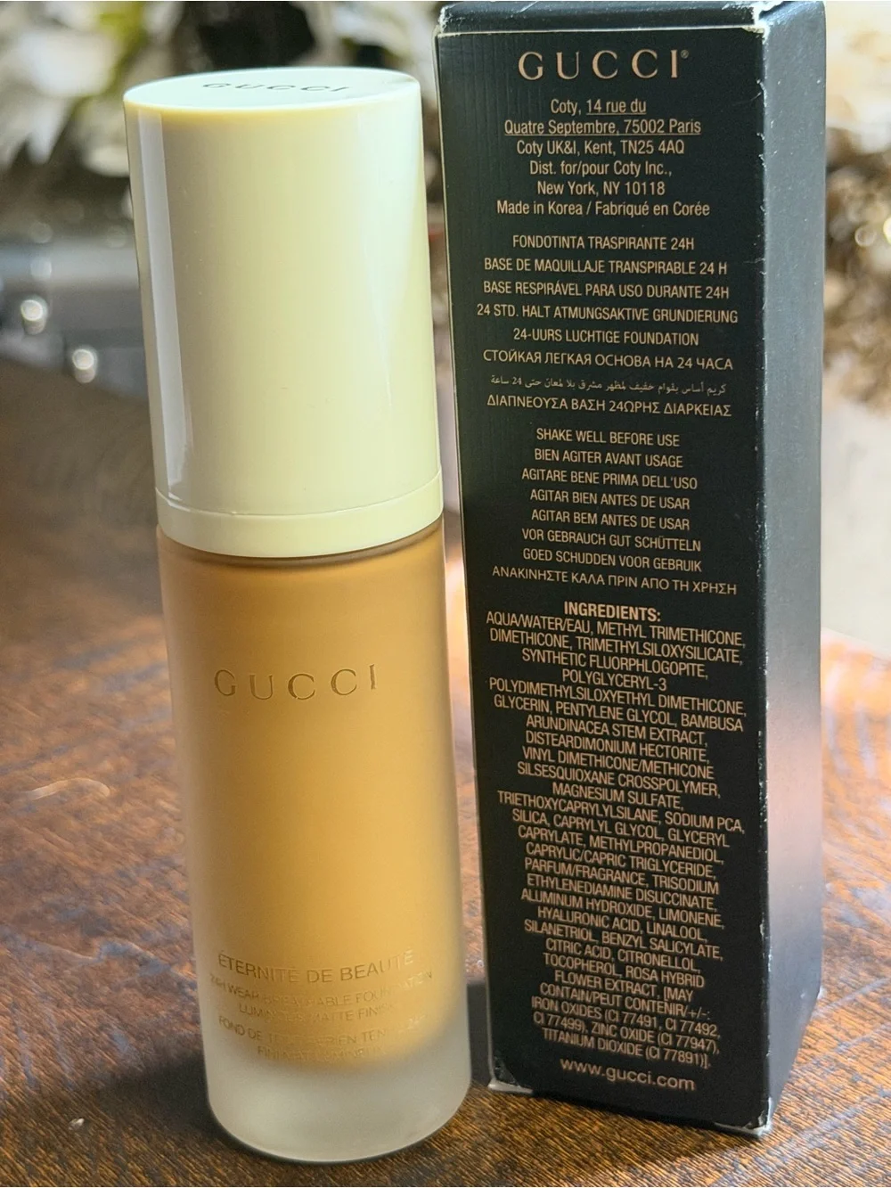 360W-Gucci Éternité De Beauté Foundation **New mix matched box**